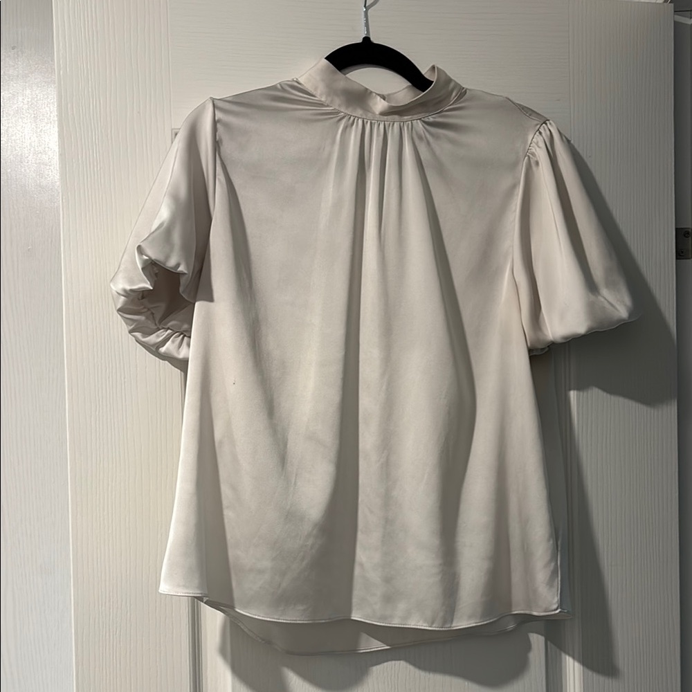 Elegant Cream Women's Top